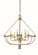 West Town Six Light Chandelier in Brushed Brass (8|5680 BR)