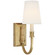 Modern Library One Light Wall Sconce in Hand-Rubbed Antique Brass (268|TOB 2327HAB-L)