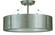 Oracle Four Light Flush / Semi-Flush Mount in Satin Pewter with Polished Nickel Accents (8|5390 SP/PN)