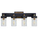 Marais Four Light Bath Sconce in Bronze with Antique Brass (268|TOB 2316BZ/HAB-CG)