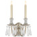 Elizabeth Two Light Wall Sconce in Burnished Silver Leaf (268|TOB 2236BSL)