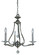 Allena Three Light Chandelier in Polished Nickel (8|3093 PN)