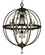 Compass Five Light Foyer Chandelier in Mahogany Bronze (8|1069 MB)