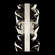 Strata LED Wall Sconce in Silver Leaf (48|928150-1ST)