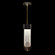 Bond LED Pendant in Black & Gold/Diamond Blanket (48|926340-21ST)