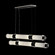 Bond LED Pendant in Black & Silver/Bahama Sand (48|926240-12ST)