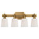 Bryant Bath Four Light Bath Sconce in Hand-Rubbed Antique Brass (268|TOB 2153HAB-WG)