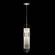 Bond LED Pendant in Silver/Diamond Blanket (48|924840-41ST)