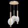 Selene LED Pendant in Soft Gold/White Glass (48|922640-5ST)