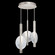 Selene LED Pendant in Silver/White Glass (48|922640-4ST)