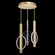 Selene LED Pendant in Soft Gold/Clear Glass (48|922240-5ST)