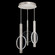 Selene LED Pendant in Silver/Clear Glass (48|922240-4ST)