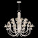 Azu LED Chandelier in White Gesso (48|918640-3ST)