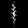 Azu LED Wall Sconce in Silver Leaf (48|918450-1ST)