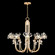 Azu LED Chandelier in Gold Leaf (48|917540-2ST)