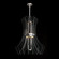 Newton LED Pendant in Silver Down Glass (48|916840-1ST)