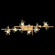 Azu Six Light Bath Bar in Gold Leaf (48|916450-2ST)