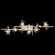 Azu Six Light Bath Bar in Silver Leaf (48|916450-1ST)