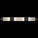 Bond LED Bath Bar in Black & Silver/Diamond Blanket (48|915950-11ST)