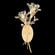 Azu LED Wall Sconce in Gold Leaf (48|915750-2ST)