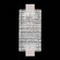 Terra LED Wall Sconce in Silver/Rake Clear (48|896550-25ST)
