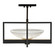 Delphi LED Semi-Flush Mount in Black/Gold (48|896440-3ST)