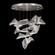 Elevate LED Pendant in Silver/Frozen Pages (48|895840-162ST)