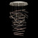 Elevate LED Pendant in Silver/Meteorite Spires (48|895840-151ST)