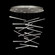 Elevate LED Pendant in Silver/Crystal Stardust Spires (48|895840-132ST)