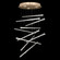 Elevate LED Pendant in Gold/Crystal Stardust Spires (48|895640-231ST)