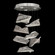 Elevate LED Pendant in Silver/Frozen Pages (48|895640-161ST)