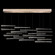 Elevate LED Pendant in Gold/Ebony Stardust Spires (48|895140-241ST)
