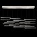 Elevate LED Pendant in Silver/Crystal Stardust Spires (48|895140-131ST)