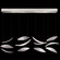 Elevate LED Pendant in Silver/White ''Plumes'' (48|895140-121ST)
