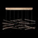 Elevate LED Pendant in Gold/Meteorite Spires (48|894840-252ST)