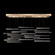 Elevate LED Pendant in Gold/Ebony Stardust Spires (48|894840-242ST)