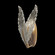 Plume One Light Wall Sconce in Gold/Dichroic ''Plumes'' (48|894750-2ST)