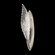 Plume One Light Wall Sconce in Silver/White ''Plumes'' (48|894550-11ST)