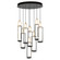 Delphi LED Pendant in Black/Gold (48|893240-3ST)
