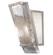 Crownstone One Light Wall Sconce in Silver w/Textured Linen Inserts (48|890750-11ST)