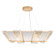 Crownstone 16 Light Pendant in Gold w/Textured Linen Inserts (48|890640-21ST)
