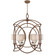 Cienfuegos Six Light Chandelier in Bronze w/Greige Fabric Shades (48|889840-11ST)