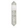 Cienfuegos One Light Wall Sconce in Silver Leaf w/White Fabric Shades (48|889550-SF41)