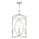 Cienfuegos Four Light Chandelier in Silver Leaf w/No Shades (48|887740-SF4)