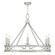 Cienfuegos Six Light Chandelier in Silver Leaf w/No Shades (48|887640-SF4)