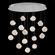 Vesta LED Pendant in Silver w/White Glass (48|868440-11LD)