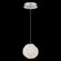 Vesta LED Drop Light in Silver w/White Glass (48|866140-11LD)
