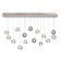 Natural Inspirations LED Pendant in Gold w/Nebula Glass Drops (48|853740-206LD)
