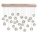 Natural Inspirations LED Pendant in Gold w/Nebula Glass Drops (48|853640-206LD)