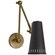 Antonio One Light Wall Sconce in Hand-Rubbed Antique Brass (268|TOB 2066HAB-BLK)